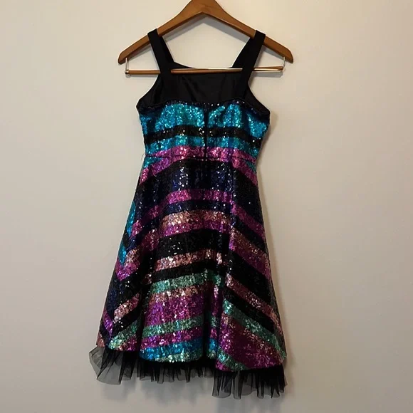Rare Editions sequin dress size 12 - Picture 4 of 7